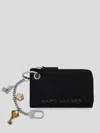 Marc Jacobs Zippered Wallet With Pendant In Bow Pink