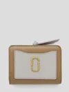 Marc Jacobs The Utility Snapshot Mini Compact Wallet Accessories In Camel Multi