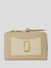 Marc Jacobs Khaki Leather Utility Snapshot Dtm Slim Wallet In Neutral