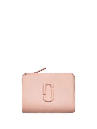 Marc Jacobs Logo-embossed Leather Purse In Pink