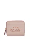 Marc Jacobs Mini Compact Wallet In Leather In Pink