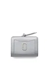Marc Jacobs The Mini Compact Wallet In Silver