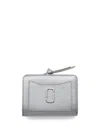 Marc Jacobs The Mini Compact Wallet In Silver