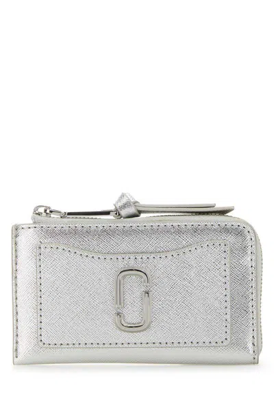 Marc Jacobs Silver Leather Wallet