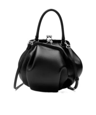 Marc Jacobs Wave Kisslock Bag In Black