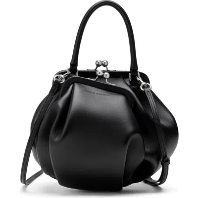 Marc Jacobs Wave Leather Kisslock Bag In Purple