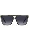 Marc Jacobs Wayfarer-frame Sunglasses In Grey
