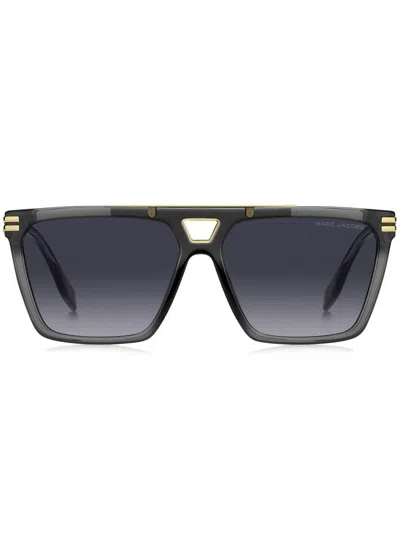 Marc Jacobs Wayfarer-frame Sunglasses In Grey