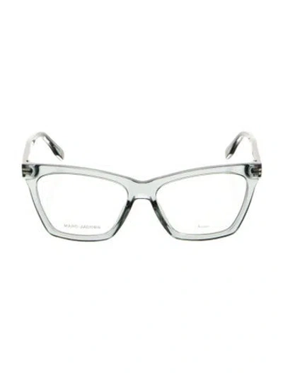 Pre-owned Marc Jacobs Wayfarer Mirrored Sunglasses In Blue