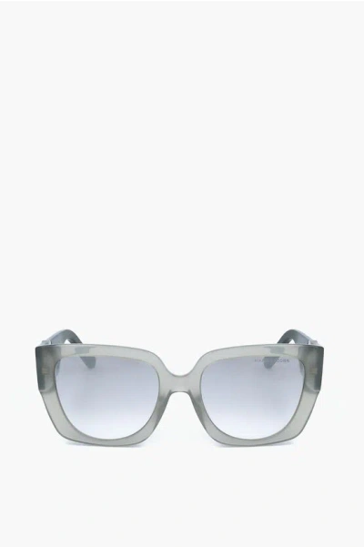 Marc Jacobs Wayfarer Sunglasses With Logoed Rods