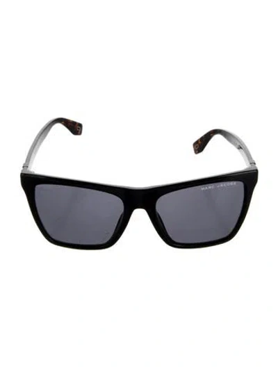 Pre-owned Marc Jacobs Wayfarer Tinted Sunglasses In Black