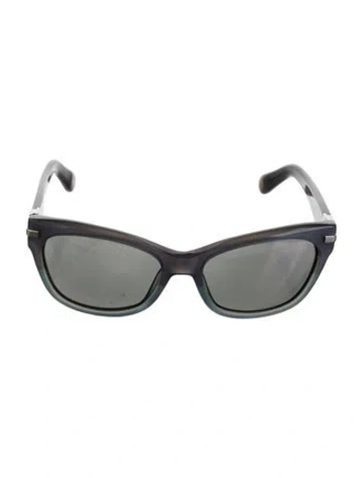 Pre-owned Marc Jacobs Wayfarer Tinted Sunglasses In Blue