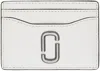 Marc Jacobs White & Black 'the Utility Snapshot' Card Holder In 005 Black/white
