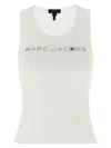 Marc Jacobs White Tank Top With Embroidered Logo In White