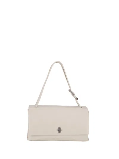 MARC JACOBS WHITE DUAL LARGE SHOULDER BAG