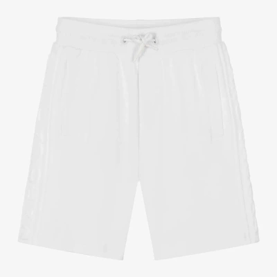 Marc Jacobs White Embossed Cotton Shorts