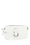 MARC JACOBS WHITE LEATHER SMALL THE SNAPSHOT CROSSBODY BAG