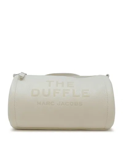 MARC JACOBS MARC JACOBS WHITE LEATHER THE DUFFLE BAG