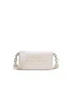 Marc Jacobs Mini Crossbody Bag In Grained Leather In White