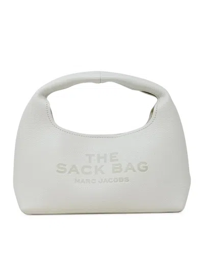 Marc Jacobs White Leather The Mini Sack Bag