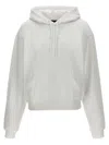 Marc Jacobs White Logo Cotton Hoodie In White