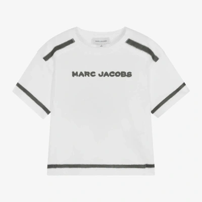 Marc Jacobs White Organic Cotton Spray Paint T-shirt