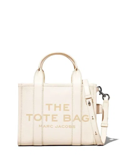 Marc Jacobs White Small Leather The Tote Bag