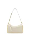 Marc Jacobs Leather Shoulder Bag Adjustable Detachable Strap In Neutral