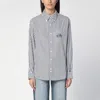 MARC JACOBS WHITE STRIPED BUTTON-DOWN SHIRT