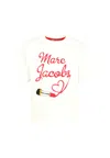 Marc Jacobs White T-shirt For Girl With Logo In White