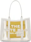MARC JACOBS WHITE 'THE CLEAR MEDIUM' TOTE