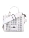 Marc Jacobs Women's The Crystal Canvas Small Tote Bag In White