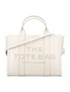 Marc Jacobs The Leather Medium Tote Bag In White