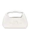 Marc Jacobs The Mini Sack Compact Single Handle Leather Satchel In White