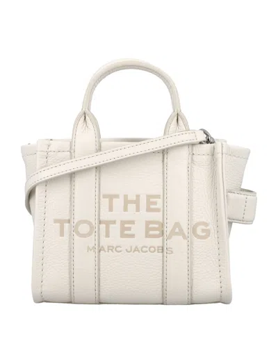 Marc Jacobs White The Mini Tote Leather