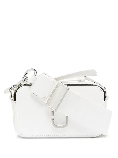 MARC JACOBS WHITE THE SNAPSHOT DTM CAMERA BAG