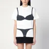 Marc Jacobs Trompe L'oeil Lingerie Print T-shirt