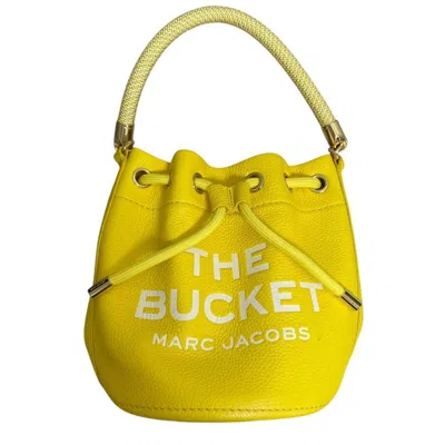 Pre-owned Marc Jacobs White Yellow Leather Shoulder Bag () In White, Yellow