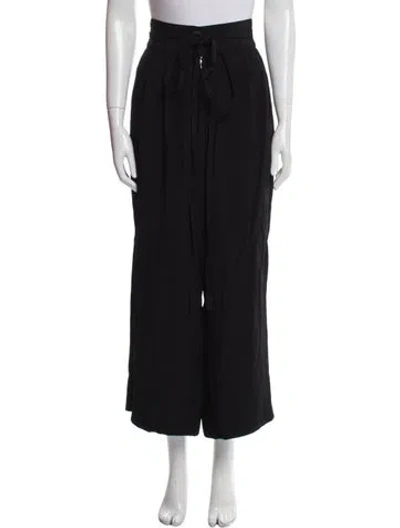Pre-owned Marc Jacobs Wide Leg Pants In Black