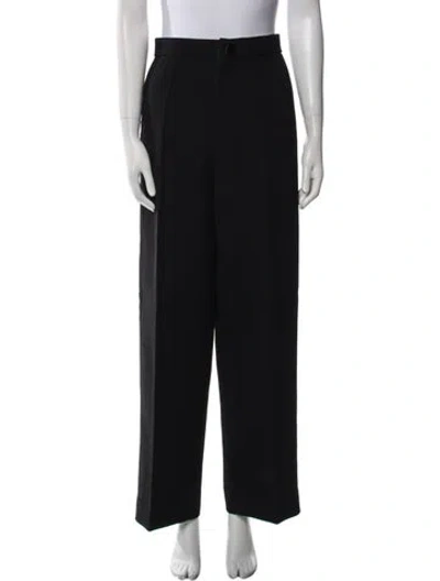 Pre-owned Marc Jacobs Wide Leg Pants In Black
