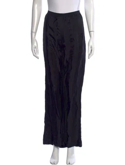 Pre-owned Marc Jacobs Wide Leg Pants In Black