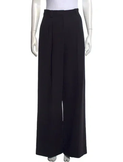 Pre-owned Marc Jacobs Wide Leg Pants In Black