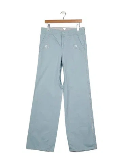 Pre-owned Marc Jacobs Wide Leg Pants In Blue