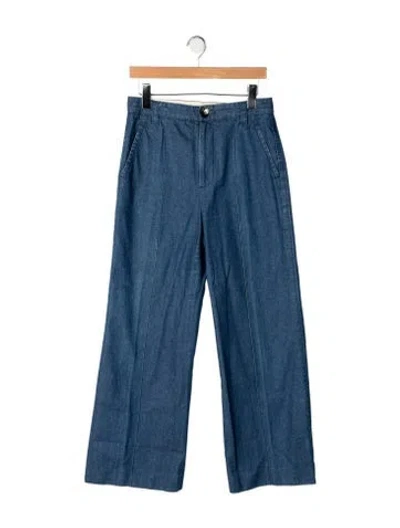 Pre-owned Marc Jacobs Wide Leg Pants In Blue