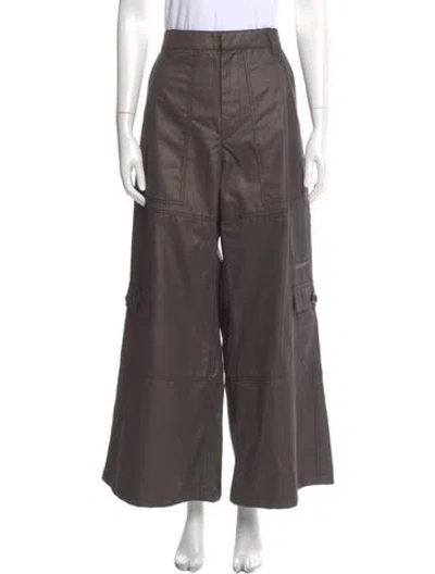 Pre-owned Marc Jacobs Wide Leg Pants In Gray