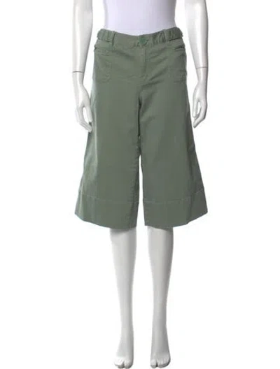 Pre-owned Marc Jacobs Wide Leg Pants In Green