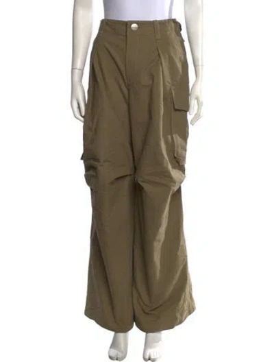 Pre-owned Marc Jacobs Wide Leg Pants In Green