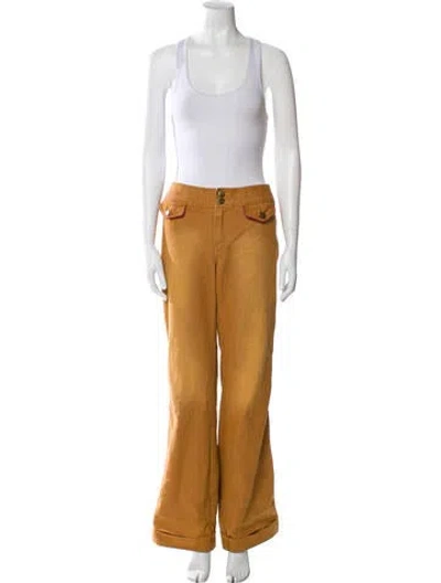 Pre-owned Marc Jacobs Wide Leg Pants In Neutral