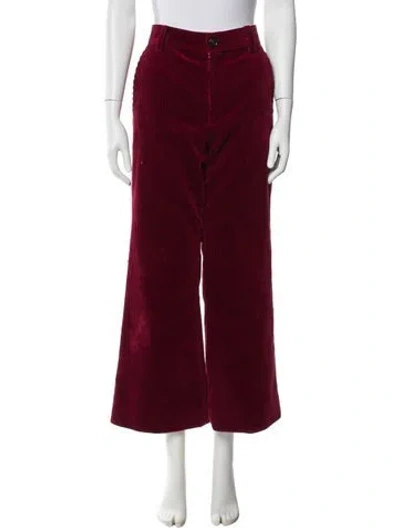 Pre-owned Marc Jacobs Wide Leg Pants In Red