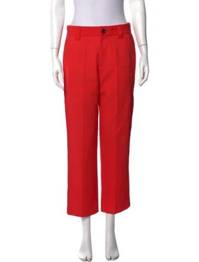 Pre-owned Marc Jacobs Wide Leg Pants In Red